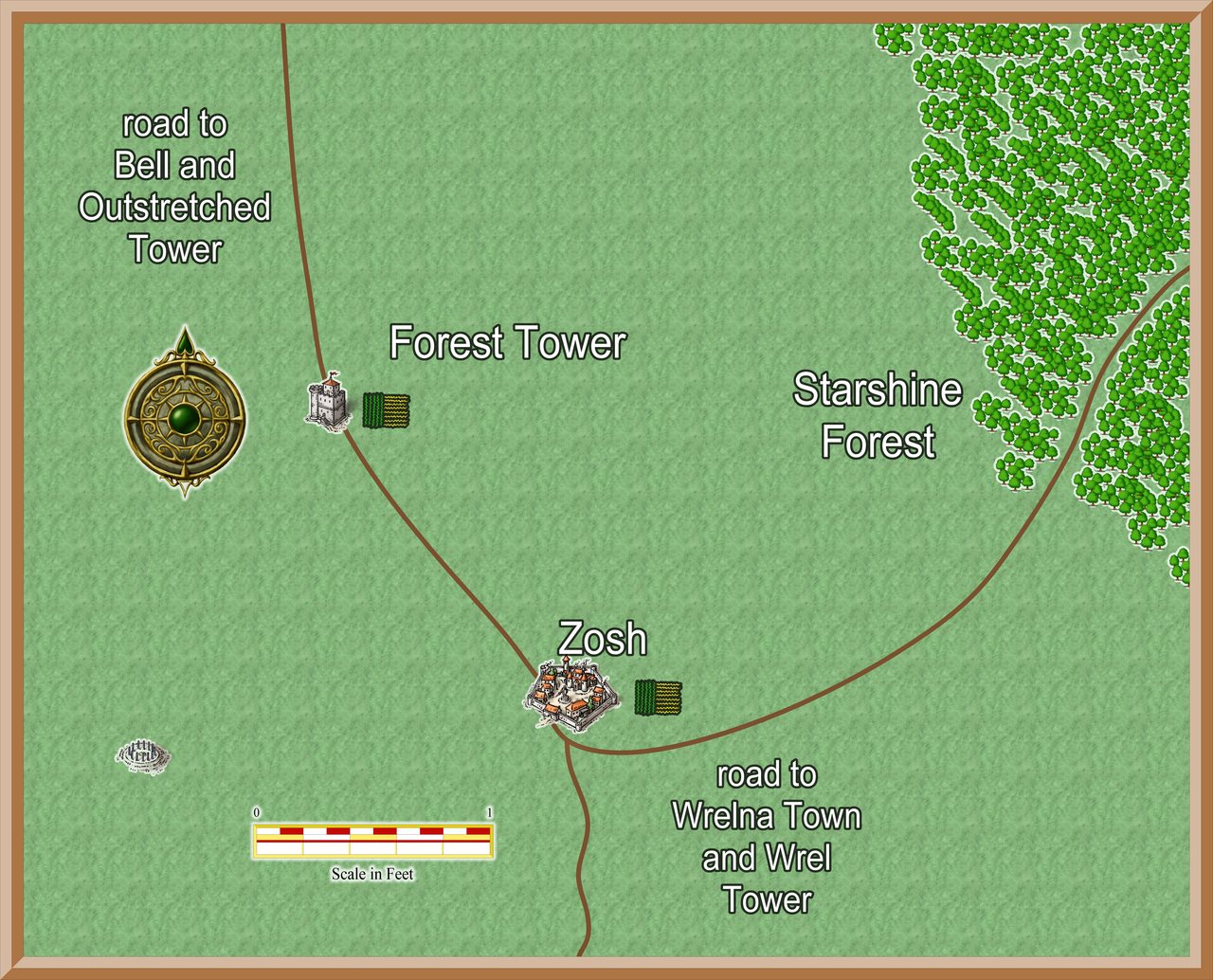 Nibirum Map: forest tower and zosh area by JimP
